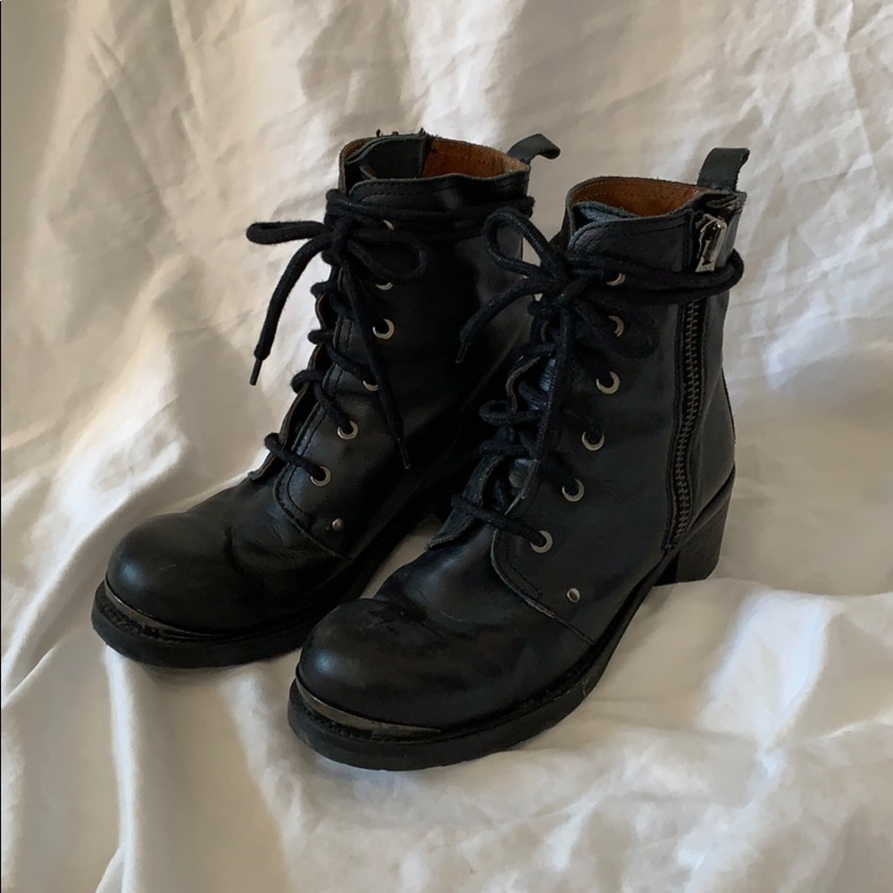 90s, grunge style combat boots by Sixty Seven
